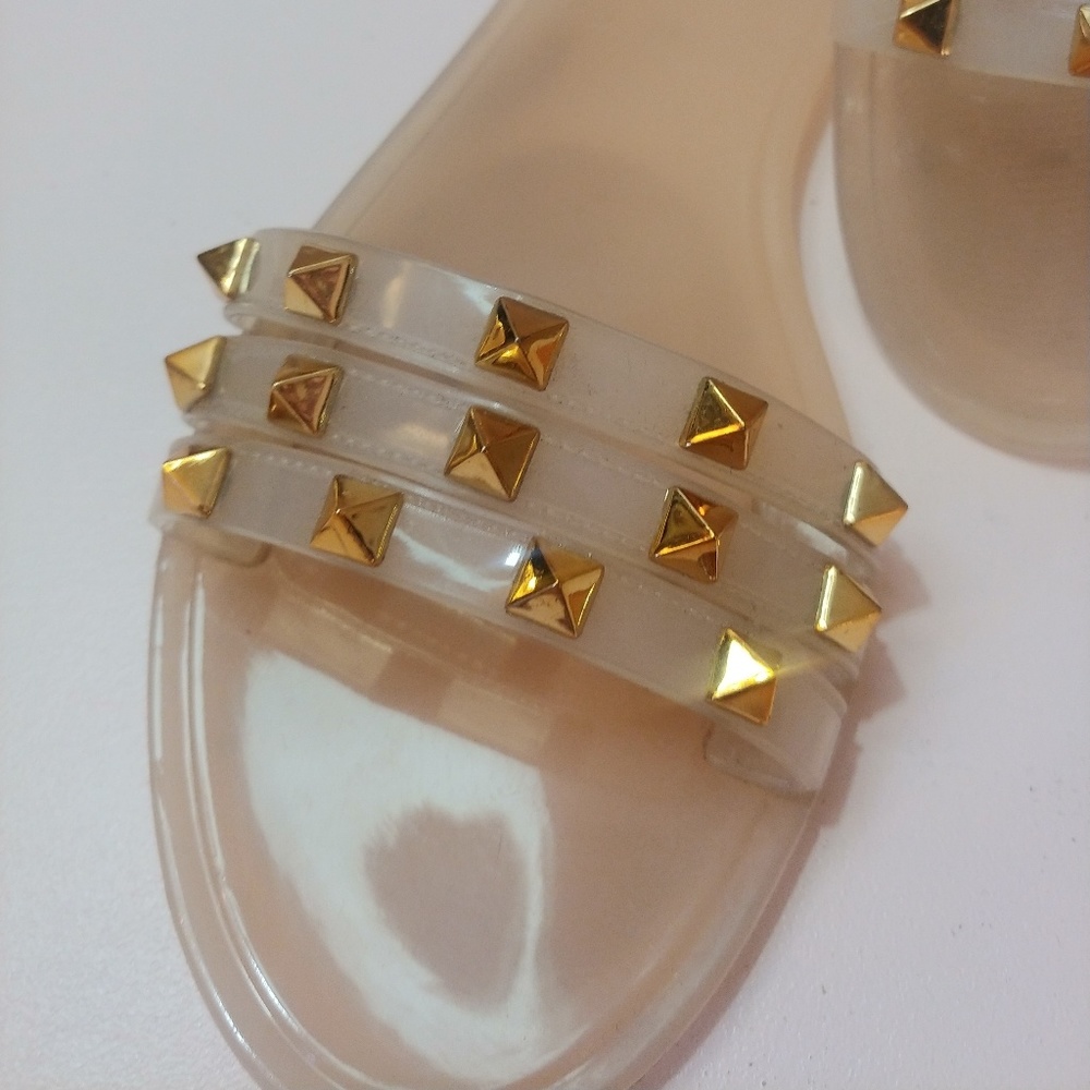 Qupid nude stud sandals (jelly sandal) - Picture 5 of 6
